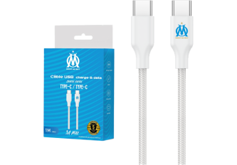 Câble Type-c / Type-c nylon OM TOOOP