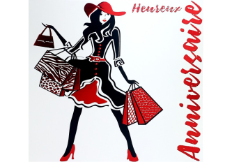 Carnet anniversaire SHOPPING