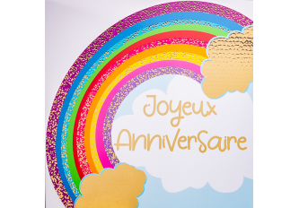 Carnet anniversaire ARC EN CIEL