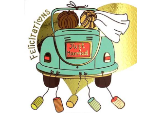 Carnet mariage JUST MARRIED VOITURE