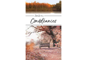 Carnet condoléance MM BANC LAC