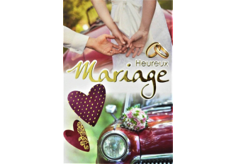 Carnet mariage VOITURE MAINS