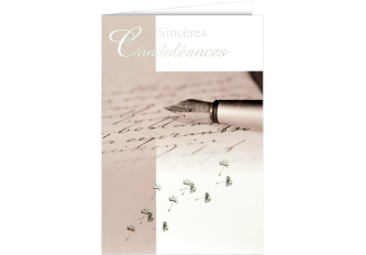 Carnet condoléance GM ECRITURE