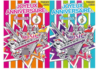 Carnet anniversaire MUSIC