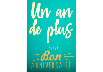 Carnet anniversaire AGE