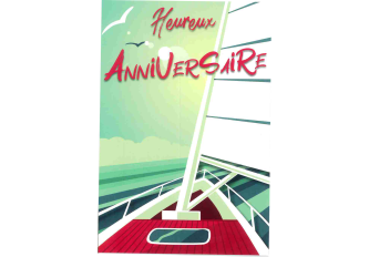 Carnet anniversaire VOILIER