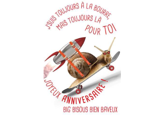 Carnet anniversaire ESCARGOT