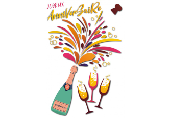 Carnet anniversaire JET CHAMPAGNE