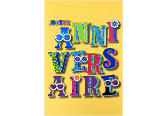 Carnet anniversaire MOT LUNETTE