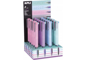 P.20 stylos encre gel 5 couleurs Collection Nordik  APLI