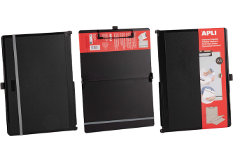 Porte-blocs pliable A4 noir