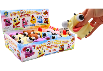 B.12 animaux BIG EYES 7cm