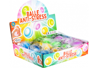 B.12 balles anti-stress RAINBOW 6cm