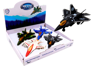 B.4 avions de chasse métal 16cm