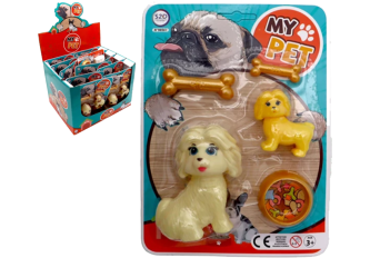 B.12 blisters animal chien + accessoires