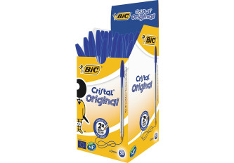 B.50 STYLO BIC CRISTAL BLEU