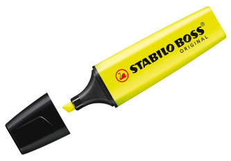 B.10 surligneurs STABILO BOSS jaune