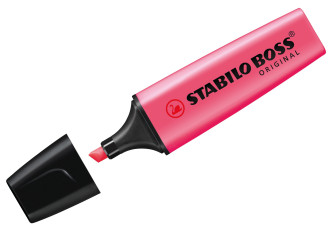 B. 10 surligneurs STABILO BOSS rose