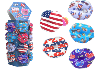 Display 24 KISS POP LUX LIPS "USA"