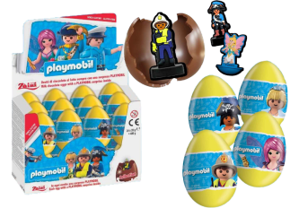 B.24 oeufs CHOCOLAT PLAYMOBIL