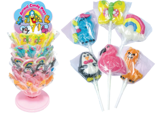 Display 60 Animal Candy Pops