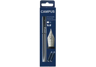 Stylo plume CAMPUS métal chrome