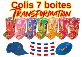 Colis 7 boites CARAMBAR TRANSFORMATION