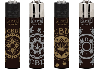 B.48 briquets CLIPPER large  VIP CBD