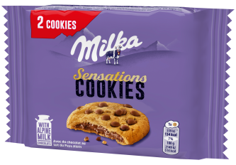 B.24 Sachets 2 COOKIES MILKA Sensations