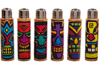 P.30 briquets Pop covers CLIPPER ANGRY TIKIS CORK