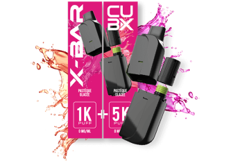 Lot 5 recharges CUB-X de 5 pods Pastèque glacée 0mg