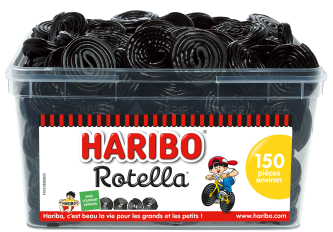 Réglisse Haribo, Haribo rouleau réglisse, rotella Haribo120gr