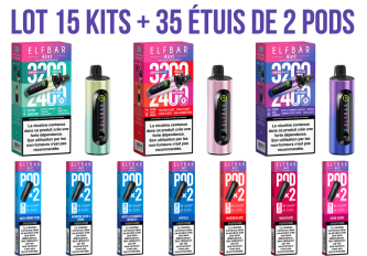 Lot découverte ELFBAR 4en1