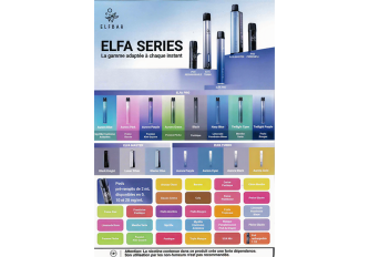 Affiche A4 ELFA SERIES ELFBAR