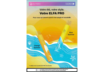 Autocollant A5 batterie ELFA PRO