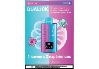 Autocollant A5 DUAL 10K ELFBAR