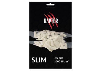 Sachet 1000 filtres slim RAPTOR