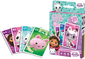 Lot 12 jeux des 7 familles GABBY