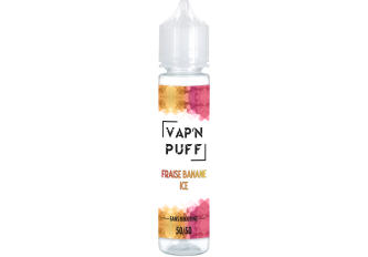 FL 50ML 50/50 VAP'N PUFF Fraise banane 0mg