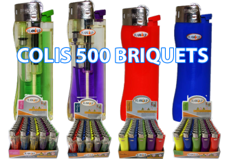 Colis 500 Briquets CURVE FLAMUP