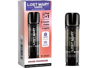 POD FRAISE FRAMBOISE 0MG