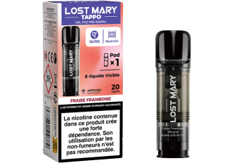 POD FRAISE FRAMBOISE 20MG