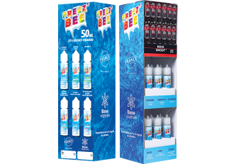 DISPLAY FREEZ BEE 96 FLACONS + 96 NICOSHOOT OFFERTS