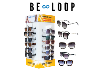 Carroussel 24 lunettes solaires "BE-LOOP"