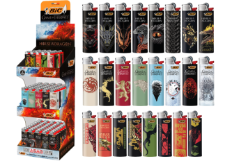 Présentoir BIC J26X100 + J25X50 House of Dragon & Game of Thrones