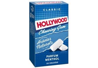 B.20 étuis 20 dragées HOLLYWOOD menthol