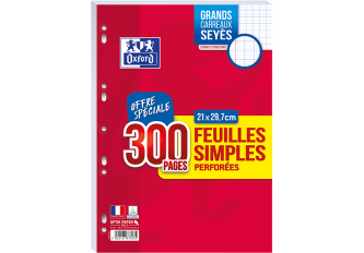 Etuis 300 feuilles simples oxford A4 GC