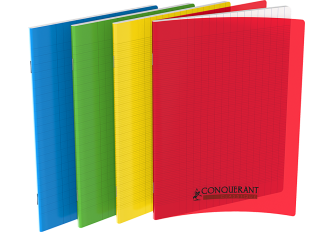 P.10 cahiers POLYPRO CONQUERANT 24x32