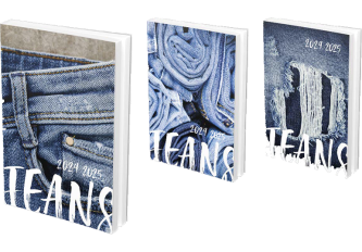 Agenda hebdomadaire FAC 12x17cm JEANS