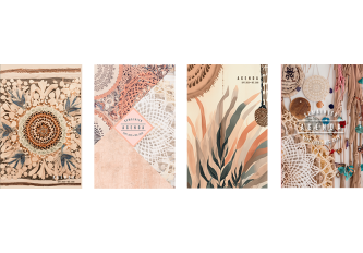 Agenda semainier LECAS BOHEME 1S2P 10x15cm